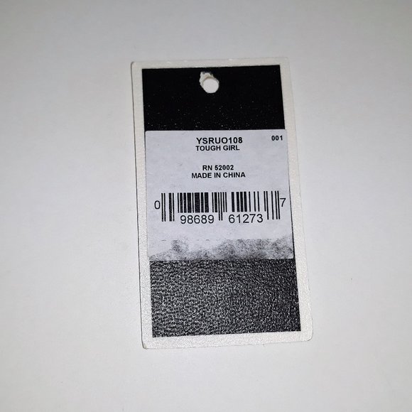 *Juicy Couture Tough Girl studded black leather wristlet - Picture 8 of 8